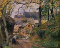 Granja en Montfoucault 1874 Camille Pissarro paisaje
